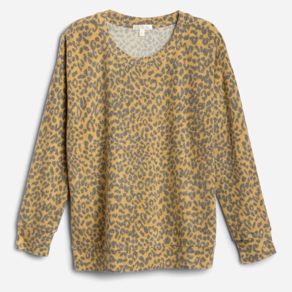 Nine Britton leopard print pullover